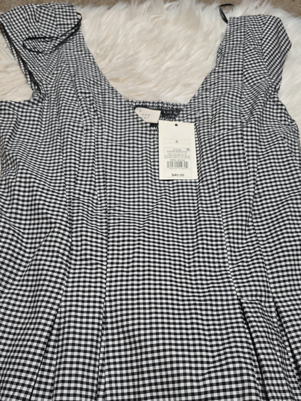 NWT A New Day Gingham Corset Midi Dress-Small - Picture 5 of 12